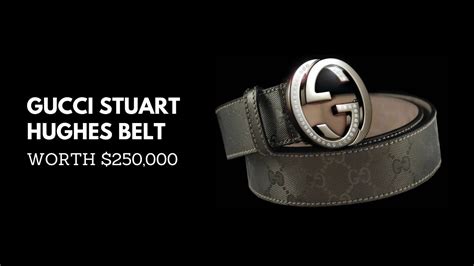 stuart hughes belt gucci|Gucci bag most expensive.